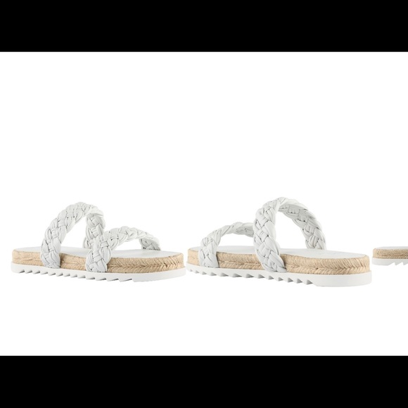 Marc Fisher White Slide Sandal - Picture 2 of 9